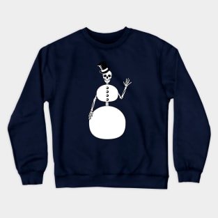 Snowman Skeleton Crewneck Sweatshirt